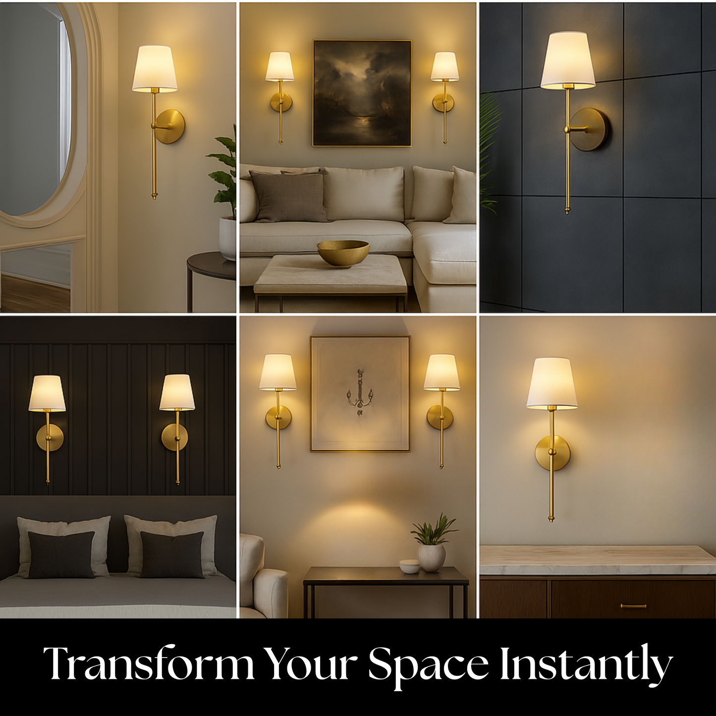 Astra Wireless Adhesive Wall Sconce