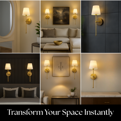 Astra Wireless Adhesive Wall Sconce